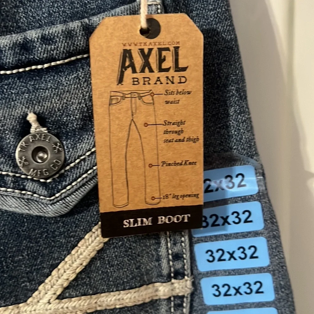 NWT Axel slim boot stretch jeans 32 x 32 - Picture 4 of 5